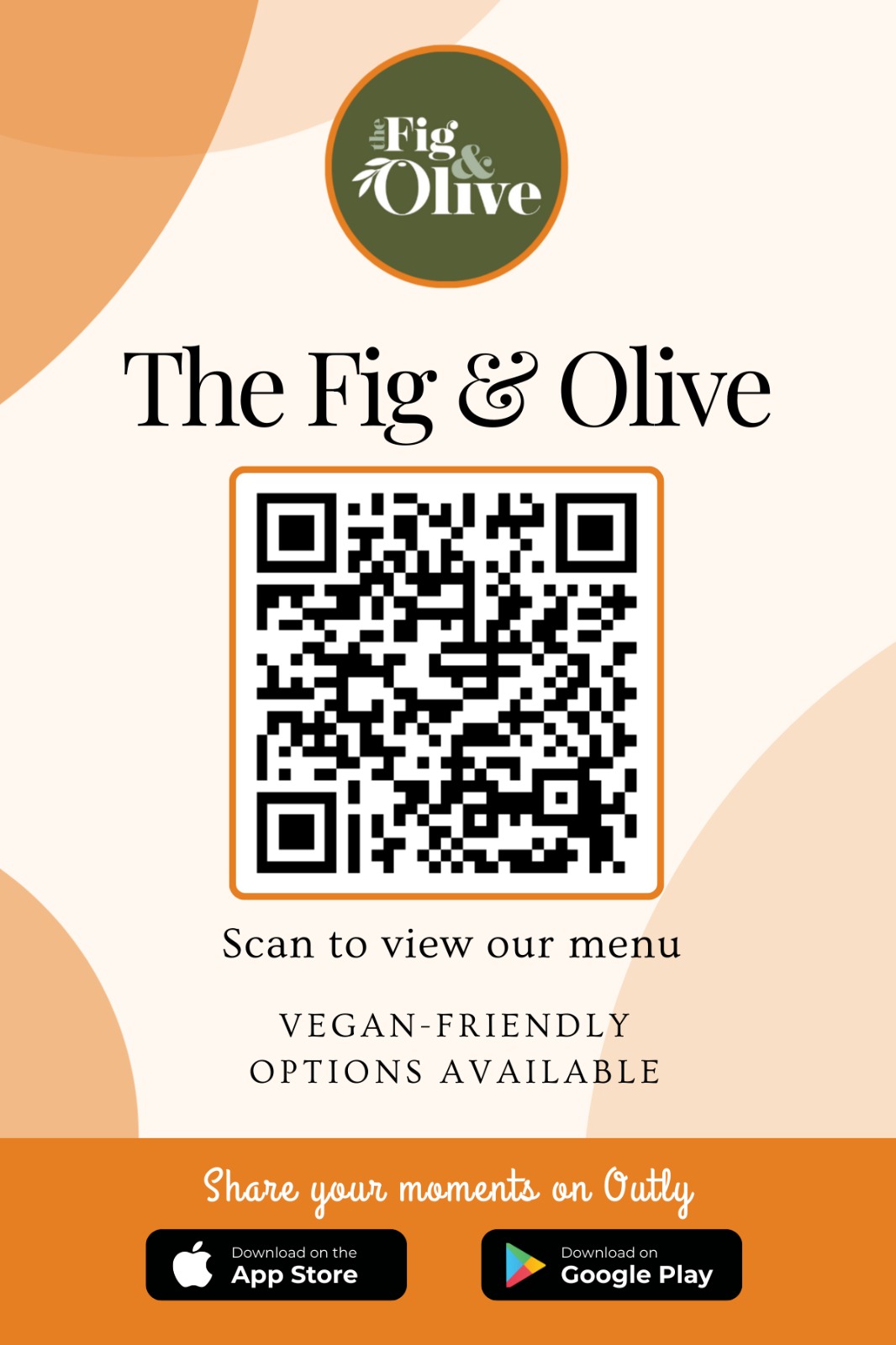 Table tent card design preview